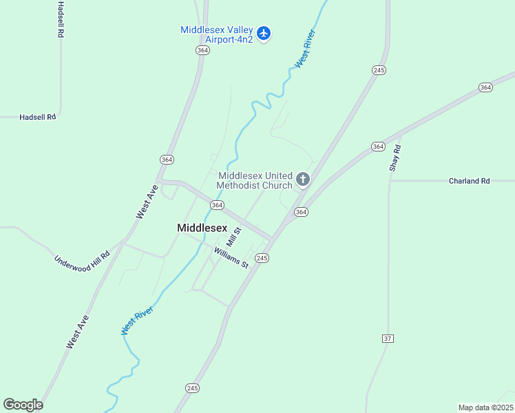 map of restaurants, bars, coffee shops, grocery stores, and more near 1183 Church Street in Middlesex