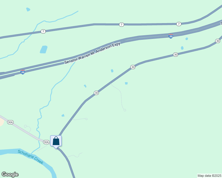 map of restaurants, bars, coffee shops, grocery stores, and more near 106 Cortland Court in Schoharie