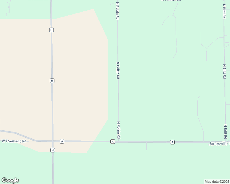 map of restaurants, bars, coffee shops, grocery stores, and more near 2027 North Polzin Road in Janesville