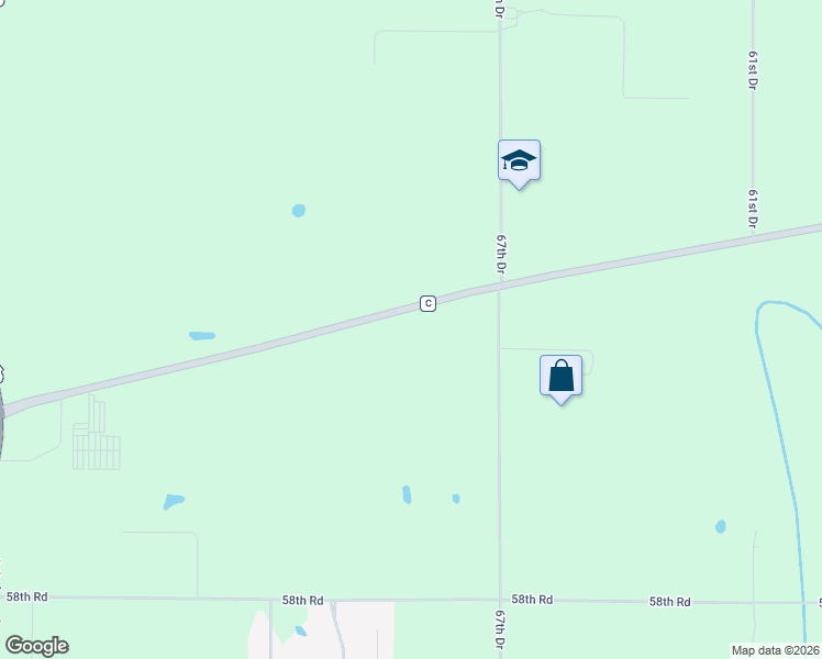 map of restaurants, bars, coffee shops, grocery stores, and more near 18101-18417 Spring Street in Union Grove