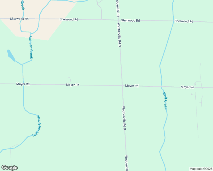 map of restaurants, bars, coffee shops, grocery stores, and more near 4257 Moyer Road in Williamston