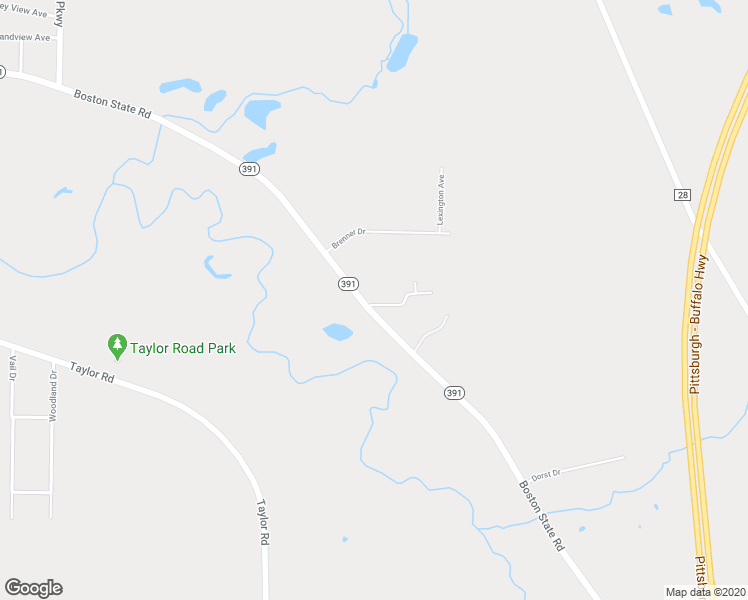 map of restaurants, bars, coffee shops, grocery stores, and more near 6649 Boston State Road in Hamburg