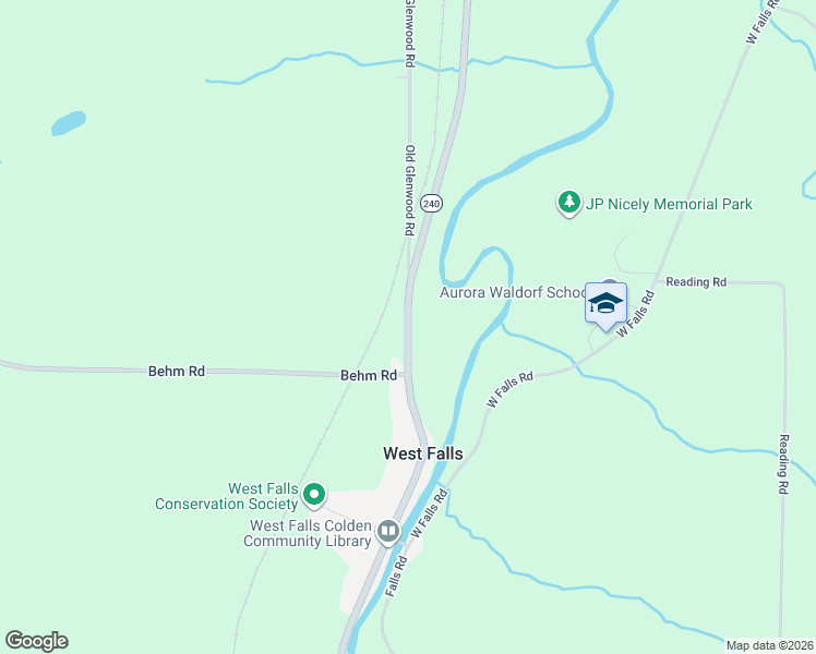 map of restaurants, bars, coffee shops, grocery stores, and more near 1765 Davis Road in West Falls