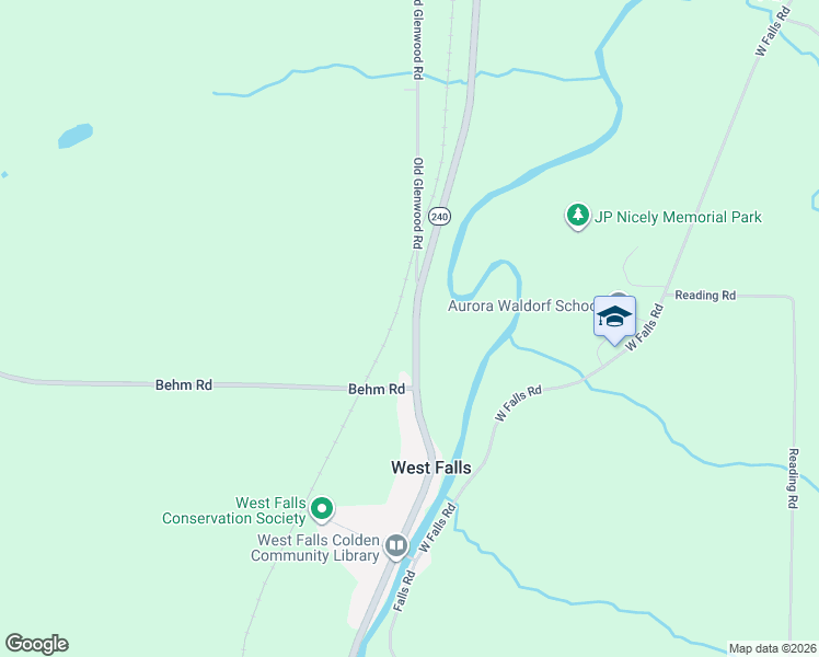 map of restaurants, bars, coffee shops, grocery stores, and more near 1765 Davis Rd in West Falls