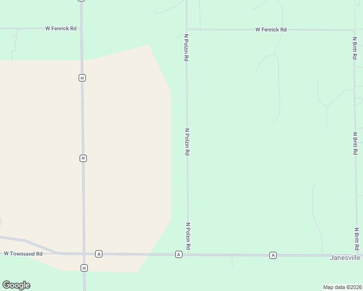 map of restaurants, bars, coffee shops, grocery stores, and more near 2141 North Polzin Road in Janesville