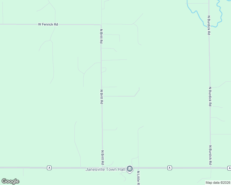 map of restaurants, bars, coffee shops, grocery stores, and more near 2226 North Britt Road in Janesville