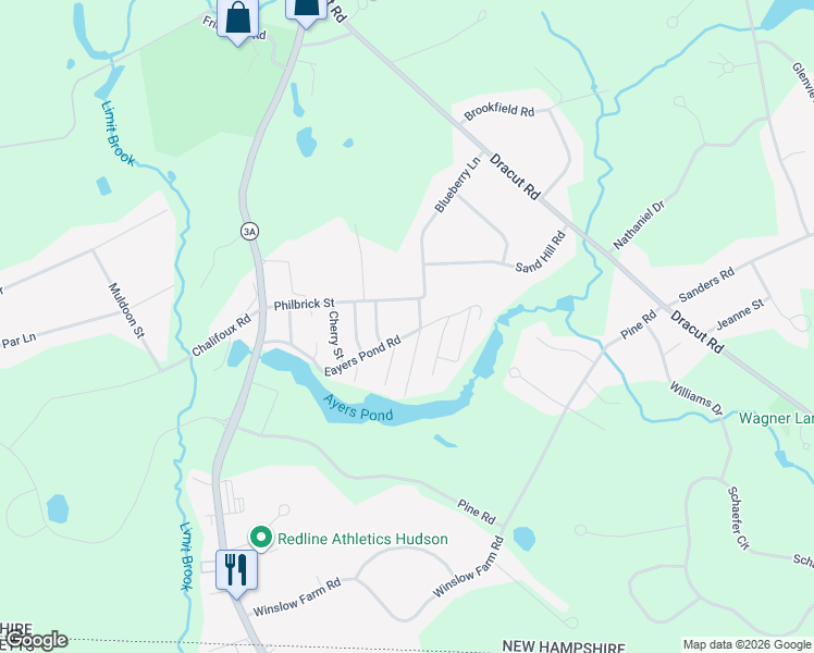 map of restaurants, bars, coffee shops, grocery stores, and more near 21 Philbrick Street in Hudson