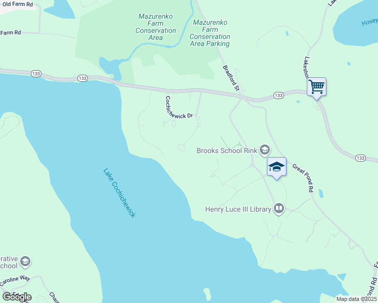 map of restaurants, bars, coffee shops, grocery stores, and more near 108 Campion Road in North Andover