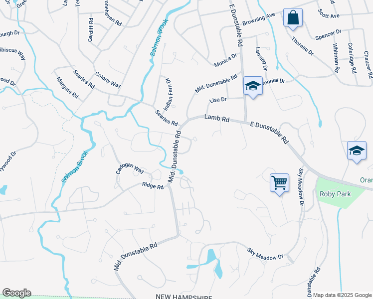 map of restaurants, bars, coffee shops, grocery stores, and more near 50 Stillwater Drive in Nashua