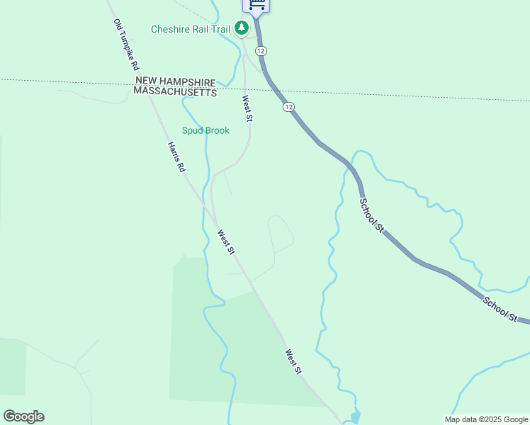 map of restaurants, bars, coffee shops, grocery stores, and more near 81 Harrisville Circle in Winchendon