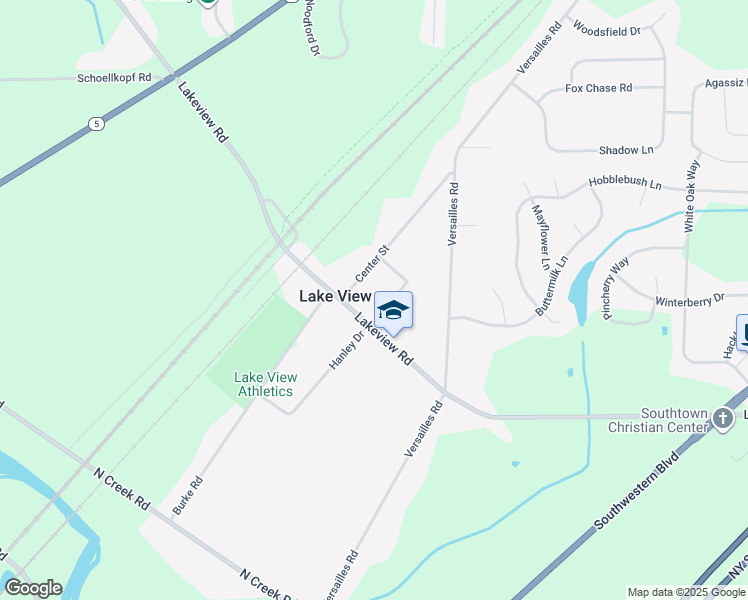 map of restaurants, bars, coffee shops, grocery stores, and more near in Lake View