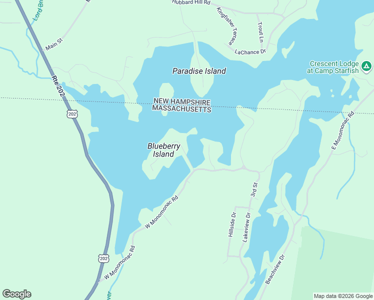 map of restaurants, bars, coffee shops, grocery stores, and more near 5 Island Road in Winchendon