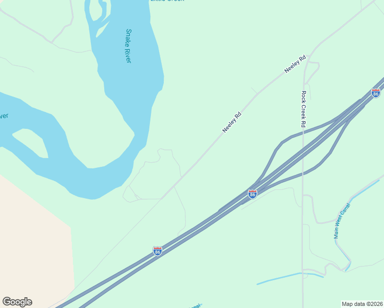 map of restaurants, bars, coffee shops, grocery stores, and more near 3354-3372 Neeley Road in American Falls