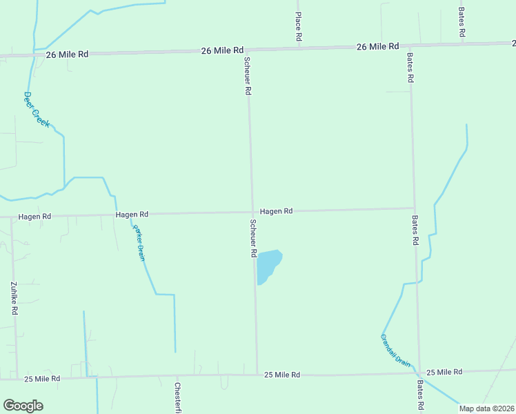 map of restaurants, bars, coffee shops, grocery stores, and more near 27511 Hagen Road in New Baltimore