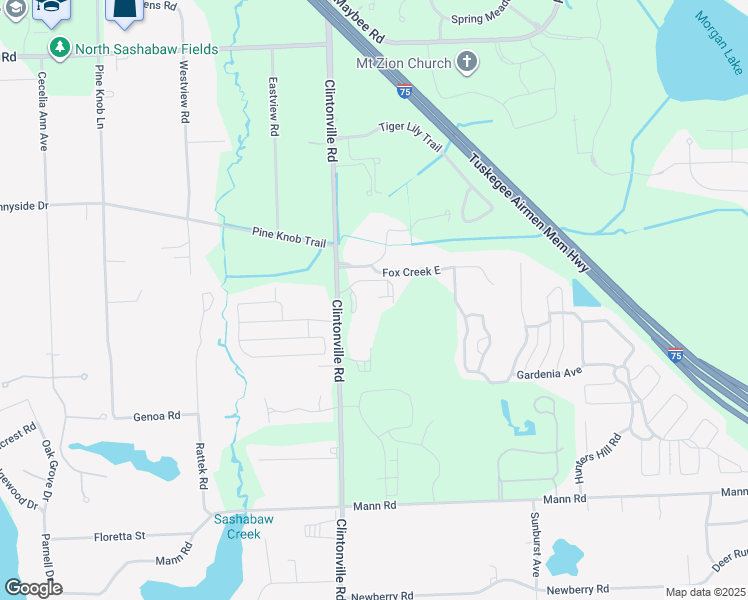 map of restaurants, bars, coffee shops, grocery stores, and more near 4800 Clintonville Road in Clarkston