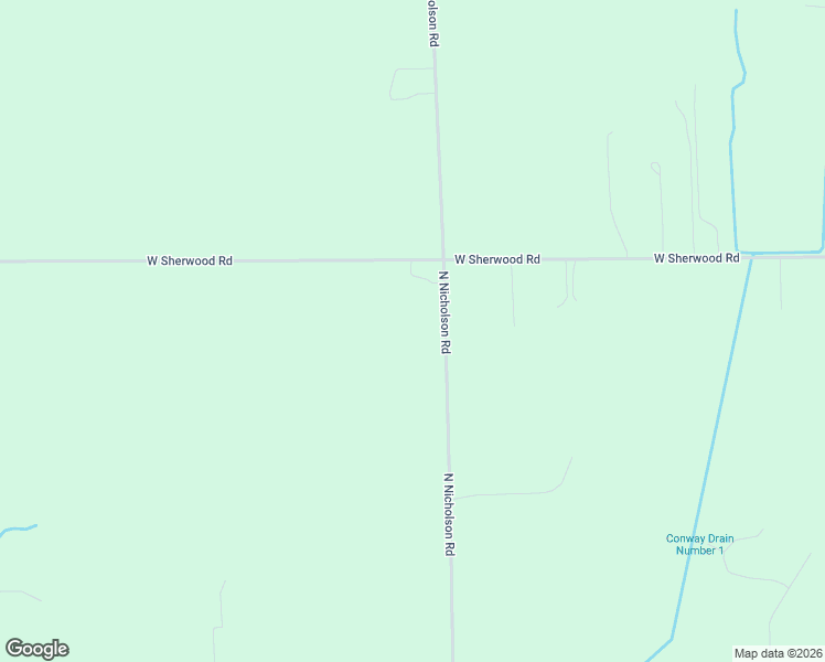 map of restaurants, bars, coffee shops, grocery stores, and more near 7805 North Nicholson Road in Fowlerville