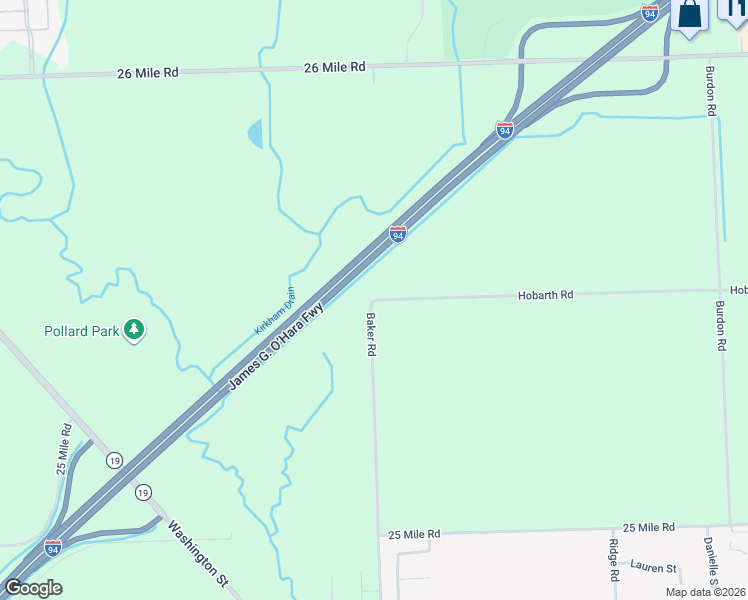 map of restaurants, bars, coffee shops, grocery stores, and more near 34500 Hobarth Road in New Baltimore