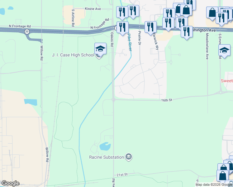 map of restaurants, bars, coffee shops, grocery stores, and more near 1727 Stoddard Circle in Mount Pleasant
