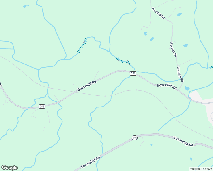 map of restaurants, bars, coffee shops, grocery stores, and more near 405 Bozenkill Road in Altamont