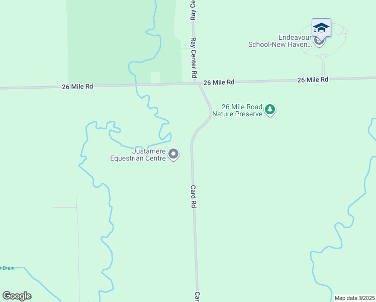 map of restaurants, bars, coffee shops, grocery stores, and more near 56425 Card Rd in Macomb