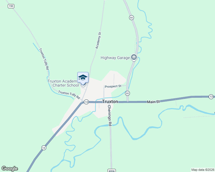 map of restaurants, bars, coffee shops, grocery stores, and more near 3749 Prospect Street in Truxton