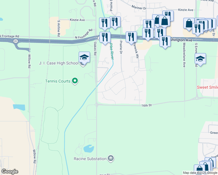 map of restaurants, bars, coffee shops, grocery stores, and more near 1708 Warwick Way in Mount Pleasant