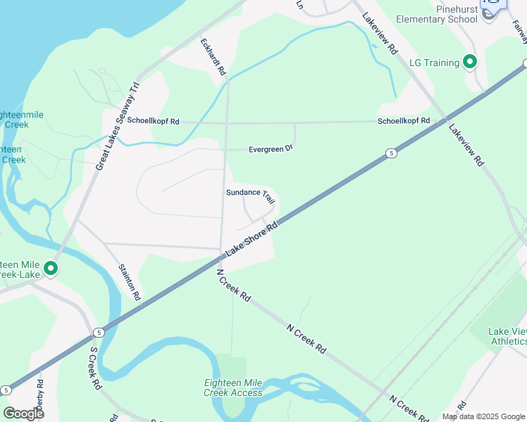 map of restaurants, bars, coffee shops, grocery stores, and more near 1562 Sundance Trail in Lake View