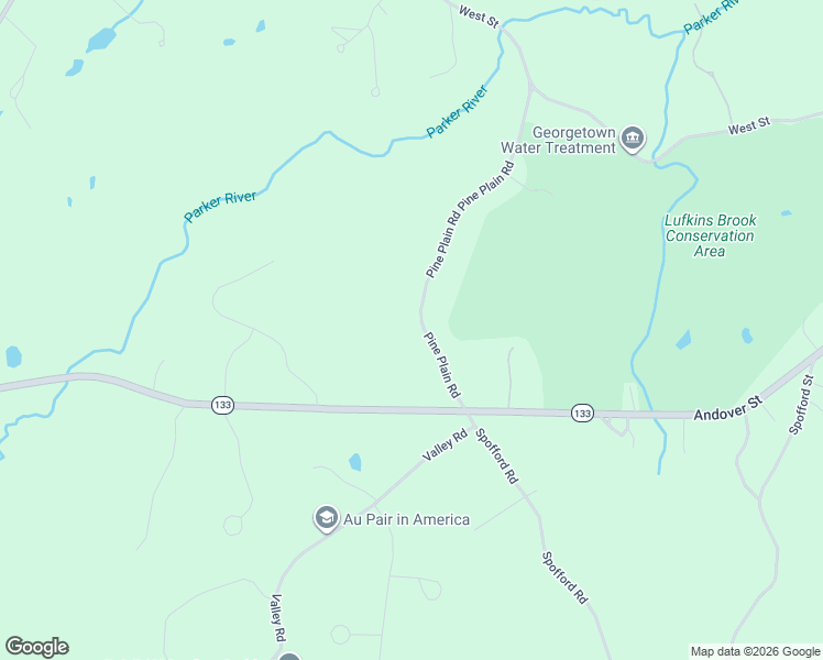 map of restaurants, bars, coffee shops, grocery stores, and more near 18 Pine Plain Road in Boxford