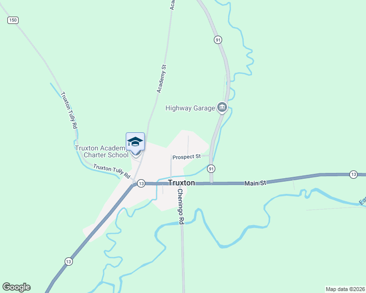 map of restaurants, bars, coffee shops, grocery stores, and more near 3749 Prospect Street in Truxton