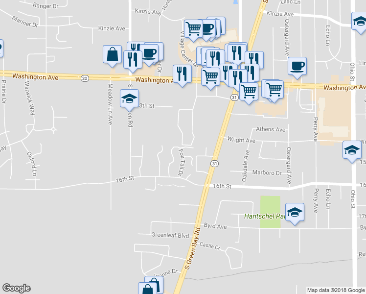 map of restaurants, bars, coffee shops, grocery stores, and more near 5815 Chukar Lane in Mount Pleasant