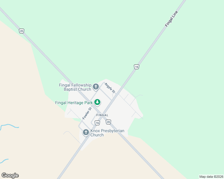 map of restaurants, bars, coffee shops, grocery stores, and more near 7954 Argyle Street in Fingal