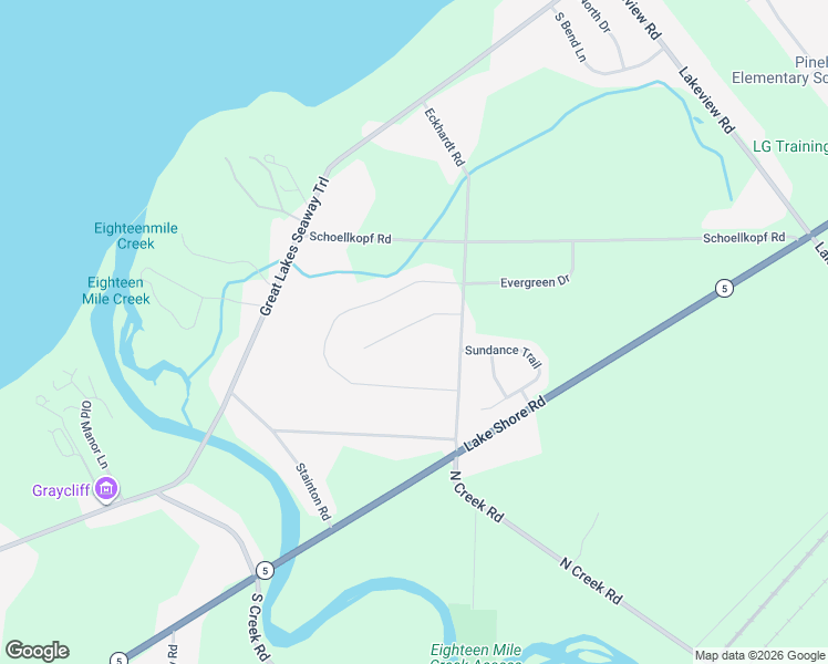 map of restaurants, bars, coffee shops, grocery stores, and more near 6260-L#18 Eckhardt Road in Lake View