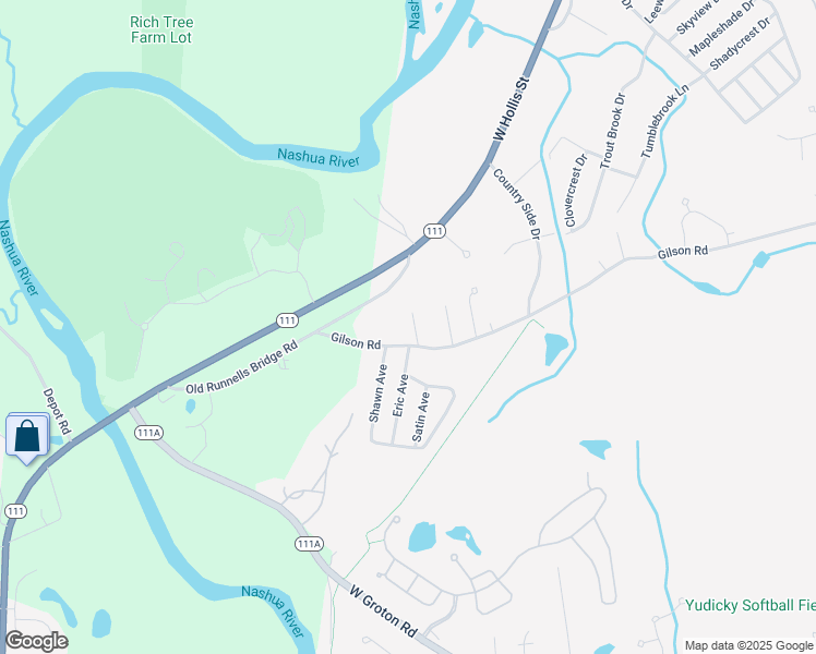 map of restaurants, bars, coffee shops, grocery stores, and more near 4 Tammy Circle in Nashua