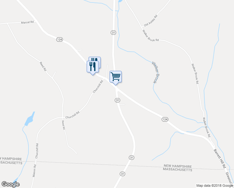 map of restaurants, bars, coffee shops, grocery stores, and more near 450 Fitchburg Road in Mason