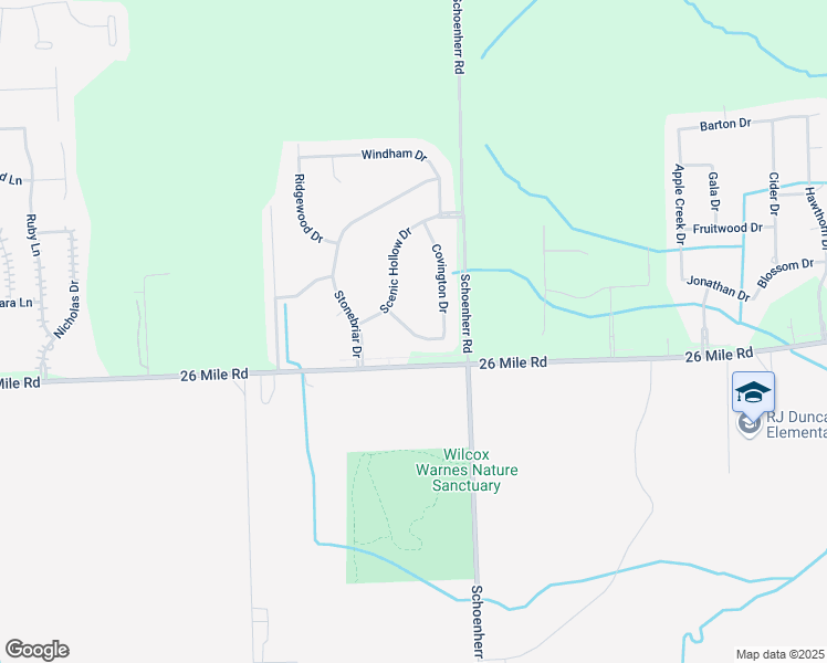 map of restaurants, bars, coffee shops, grocery stores, and more near 13425 Amberglen Drive in Washington