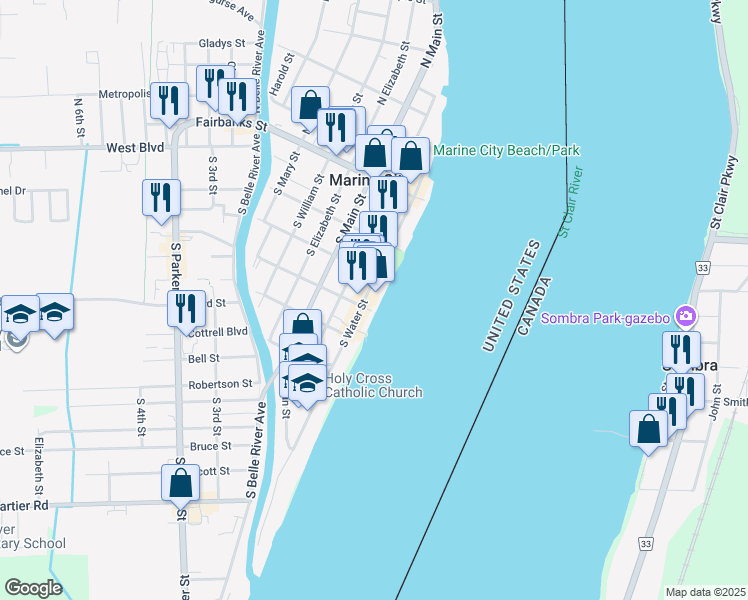 341 South Water Street, Marine City MI Walk Score