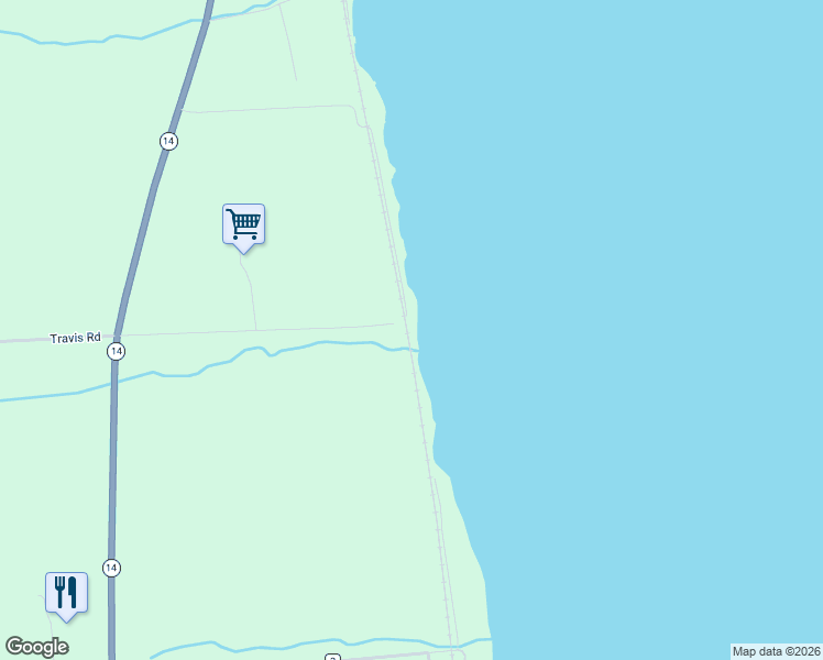 map of restaurants, bars, coffee shops, grocery stores, and more near 927 Davy Road in Penn Yan