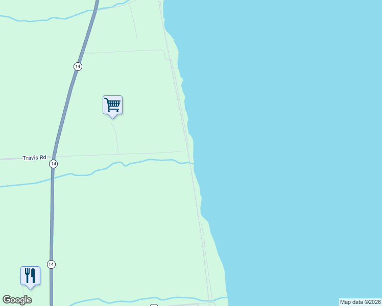 map of restaurants, bars, coffee shops, grocery stores, and more near 927 Davy Road in Penn Yan