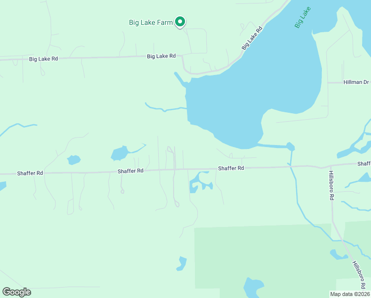 map of restaurants, bars, coffee shops, grocery stores, and more near 12120 Shaffer Road in Springfield Township