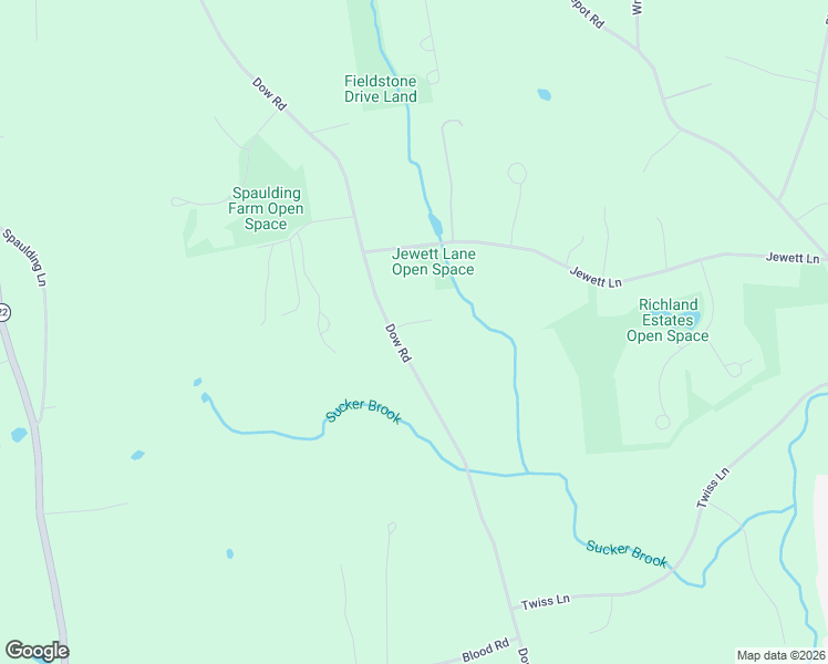 map of restaurants, bars, coffee shops, grocery stores, and more near 94 Dow Road in Hollis