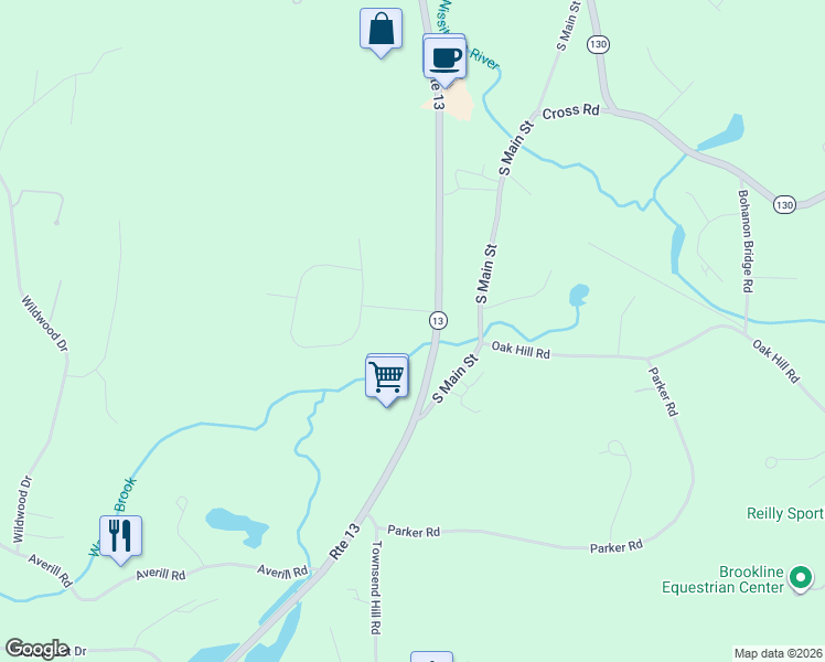 map of restaurants, bars, coffee shops, grocery stores, and more near 6 Lorden Lane in Brookline