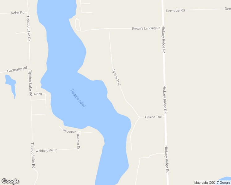 map of restaurants, bars, coffee shops, grocery stores, and more near 8275 Tipsico Trail in Holly