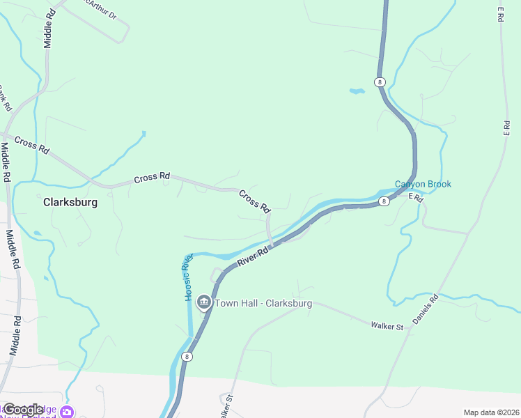 map of restaurants, bars, coffee shops, grocery stores, and more near 303-333 Cross Rd in Clarksburg