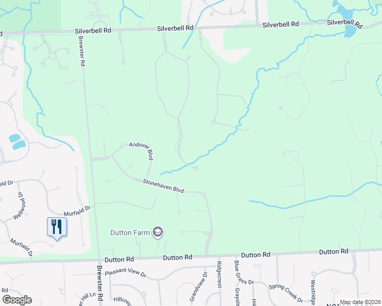 map of restaurants, bars, coffee shops, grocery stores, and more near 5537 Orchard Ridge Drive in Rochester