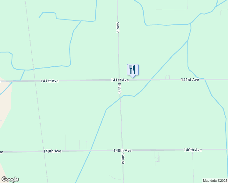 map of restaurants, bars, coffee shops, grocery stores, and more near 4082 54th Street in Holland