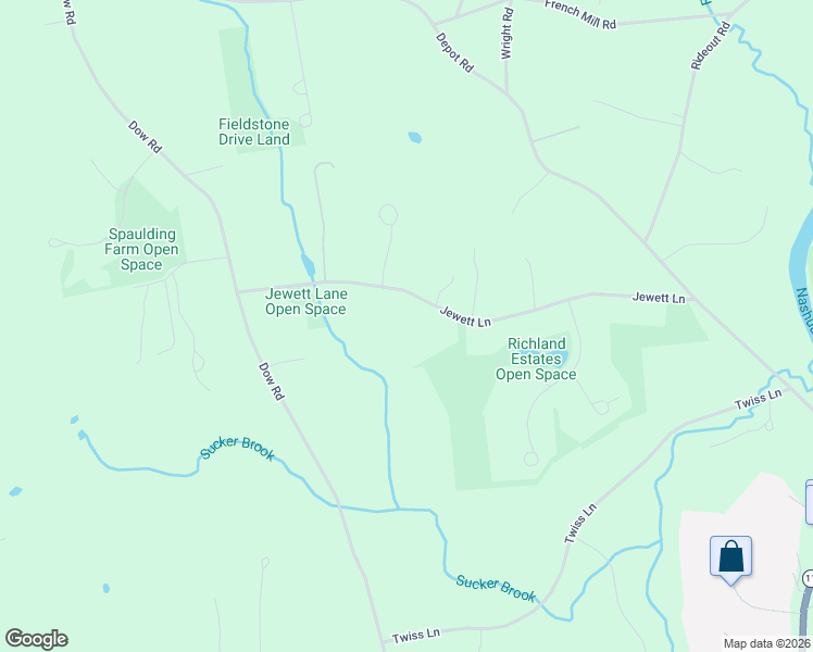 map of restaurants, bars, coffee shops, grocery stores, and more near 62 Jewett Lane in Hollis