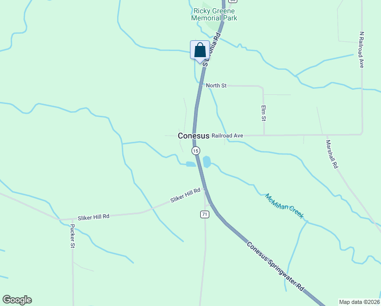 map of restaurants, bars, coffee shops, grocery stores, and more near 6242 Conesus Springwater Road in Conesus