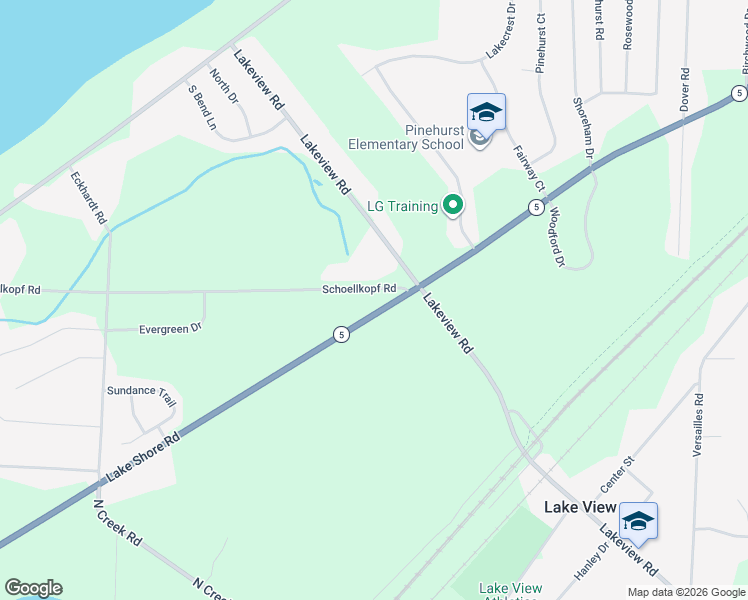 map of restaurants, bars, coffee shops, grocery stores, and more near 6227 Lake Shore Road in Lake View