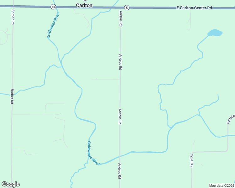 map of restaurants, bars, coffee shops, grocery stores, and more near 4407 Andrus Road in Hastings