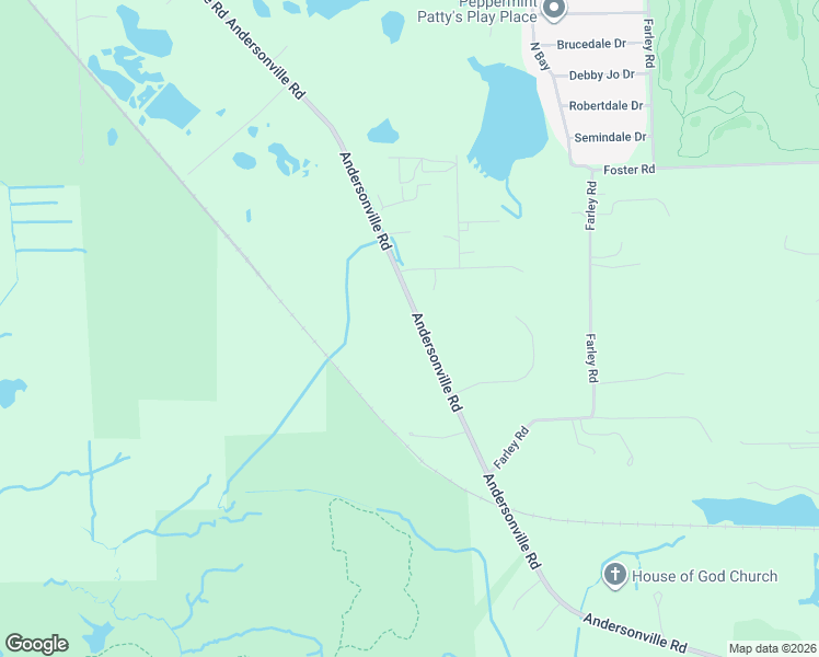 map of restaurants, bars, coffee shops, grocery stores, and more near 9667 Andersonville Road in Village of Clarkston